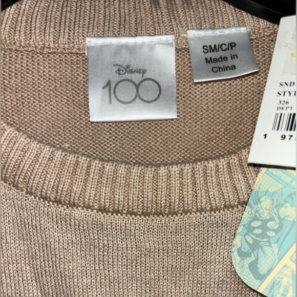 Disney 100 Marvel Superheroes Kids Unisex Boys Ugly Sweater - Picture 4 of 14